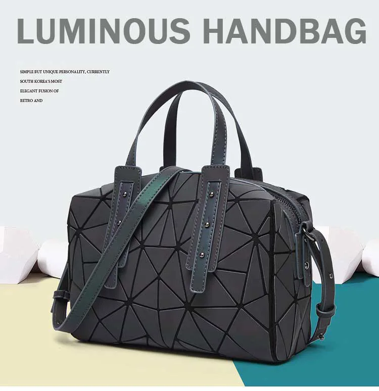 Bolsa feminina Boston, bolsas femininas com lantejoulas a laser, bolsa geométrica luminosa, bolsa transversal para usar no ombro, modelo 2024.
bolsa feminina Boston Handbags for girls women Laser sequins Luminous geometric bag over shoulder crossbody bags for women 2024 - Imagem 10