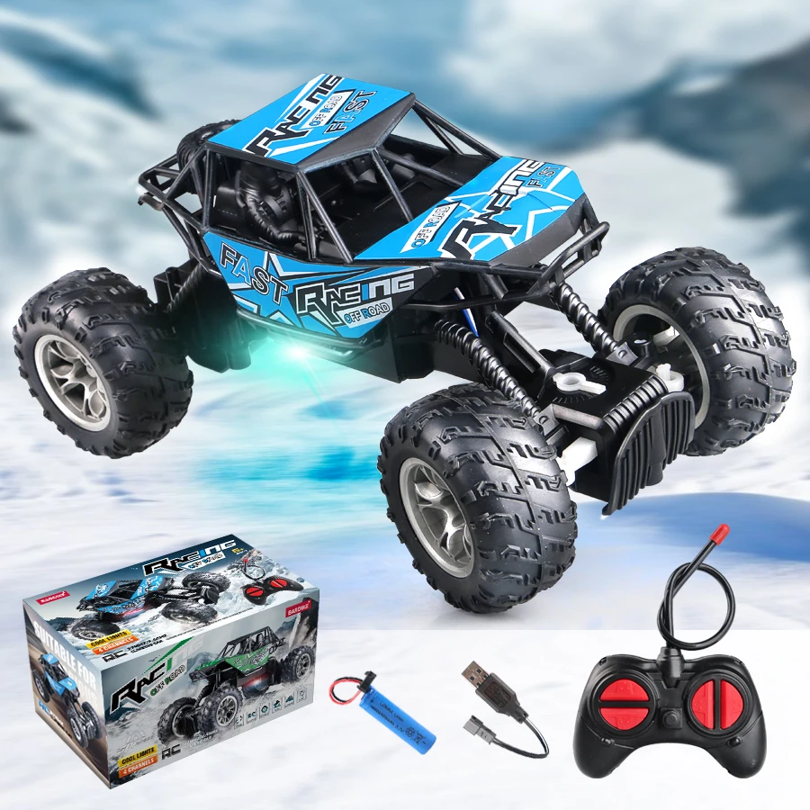 Carrinho de controle remoto com 4 posições, luzes, pneus de borracha antiderrapantes, modelo de brinquedo para escalada off-road para crianças e meninos.
4-Way Remote Control Car with Lights, Anti-Slip Rubber Tires, Outdoor Off-Road Climbing Toy Car Model for Kidsren and Boys - Imagem 8
