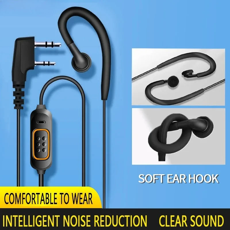 Novo fone de ouvido com microfone Baofeng 780 para rádios walkie-talkie BaoFeng UV-5R, UV-5RH, UV-21 PRO e Quansheng UV-K6.
New Baofeng 780 Headset Mic earphone For BaoFeng UV-5R UV-5RH UV-21 PRO Quansheng UV-K6 Walkie Talkie Two Way Radio Accessories - Imagem 8