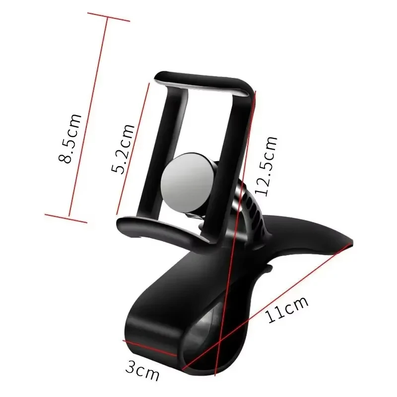 Suporte universal para celular veicular com rotação de 360°, ideal para painel de carro. Fixação segura e segura do aparelho.
360 Rotatable Car Phone Holder Universal Cell Phone Stands Car Rack Dashboard Support for Auto Grip Mobile Phone Fixed Bracket - Imagem 6