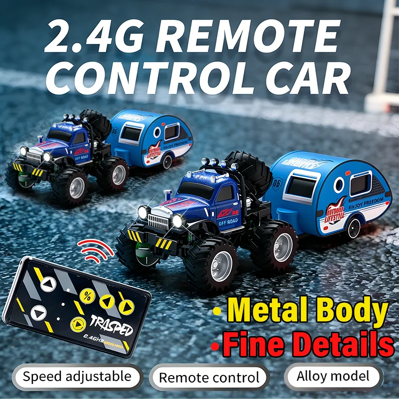 Mini Caminhão Monstro RC 4x4 Resistente para Todos os Terrenos, Escala 1/64, Carroceria de Liga Metálica, Controle Remoto de Bolso 2.4G, Presente de Aniversário para Meninos, Brinquedo de Mesa
Mini RC Monster Truck 4WD-All-Terrain Tough 1/64 Scale Alloy Shell Car Pocket 2.4G Remote Control Birthday Gift Boys Desktop Toy - Imagem 2