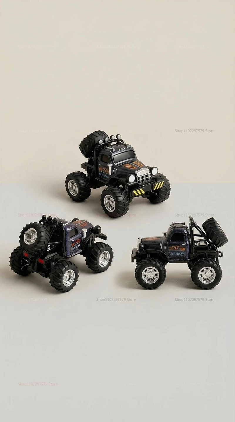 Mini Caminhão Monstro RC 4x4 Resistente para Todos os Terrenos, Escala 1/64, Carroceria de Liga Metálica, Controle Remoto de Bolso 2.4G, Presente de Aniversário para Meninos, Brinquedo de Mesa
Mini RC Monster Truck 4WD-All-Terrain Tough 1/64 Scale Alloy Shell Car Pocket 2.4G Remote Control Birthday Gift Boys Desktop Toy - Imagem 13