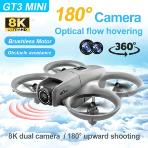 Drone RC GT3 2025 8K 5G Profissional HD para Fotografia Aérea, Desvio de Obstáculos, Aeronave de Controle Remoto com Câmera Dupla, Brinquedo Quadricóptero
2025 GT3 RC Drone 8K 5G Professional HD Aerial Photography Obstacle Avoidance Remote Control Aircraft Dual Camera Quadcopter Toy