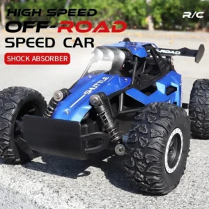 Novo carro RC 1:16 2WD com luz LED 2.4G 20KM/H de alta velocidade para terrenos acidentados e escaladas - Brinquedo de controle remoto - Presente perfeito para meninos, meninas e crianças.
New RC Car 1:16 2WD with LED Light 2.4G 20KM/H High Speed Off-Road Climbing Remote Control Car Toy Gifts for Boys Girls Kids