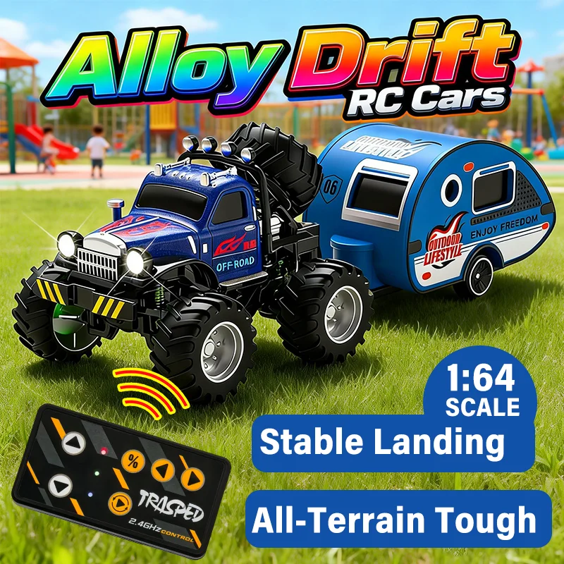 Mini Caminhão Monstro RC 4x4 Resistente para Todos os Terrenos, Escala 1/64, Carroceria de Liga Metálica, Controle Remoto de Bolso 2.4G, Presente de Aniversário para Meninos, Brinquedo de Mesa
Mini RC Monster Truck 4WD-All-Terrain Tough 1/64 Scale Alloy Shell Car Pocket 2.4G Remote Control Birthday Gift Boys Desktop Toy