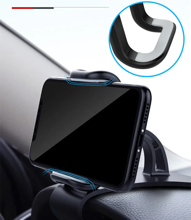 Suporte universal para celular veicular com rotação de 360°, ideal para painel de carro. Fixação segura e segura do aparelho.
360 Rotatable Car Phone Holder Universal Cell Phone Stands Car Rack Dashboard Support for Auto Grip Mobile Phone Fixed Bracket - Imagem 12