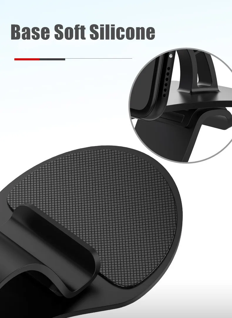 Suporte universal para celular veicular com rotação de 360°, ideal para painel de carro. Fixação segura e segura do aparelho.
360 Rotatable Car Phone Holder Universal Cell Phone Stands Car Rack Dashboard Support for Auto Grip Mobile Phone Fixed Bracket - Imagem 13